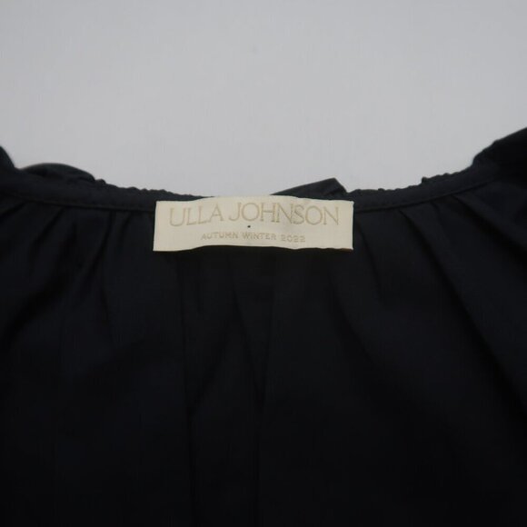 Ulla Johnson Lola Tiered Ruffle Mini Dress Black Size 4 - Picture 8 of 13